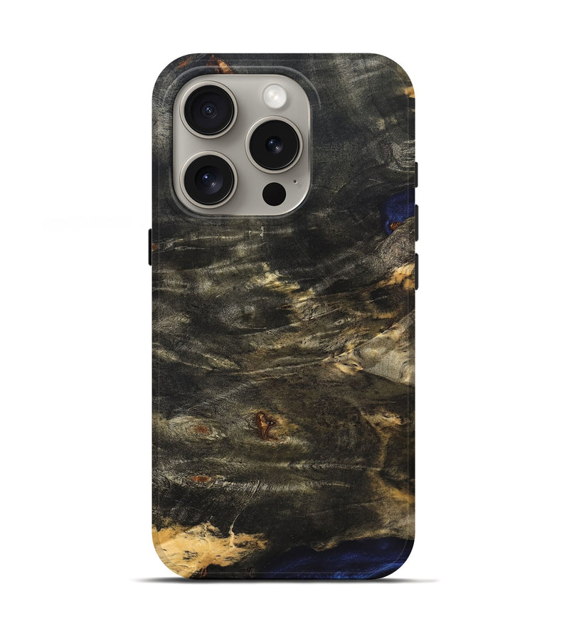 iPhone 16 Pro Wood Live Edge Phone Case - Kayli (Solid Wood, 826647)