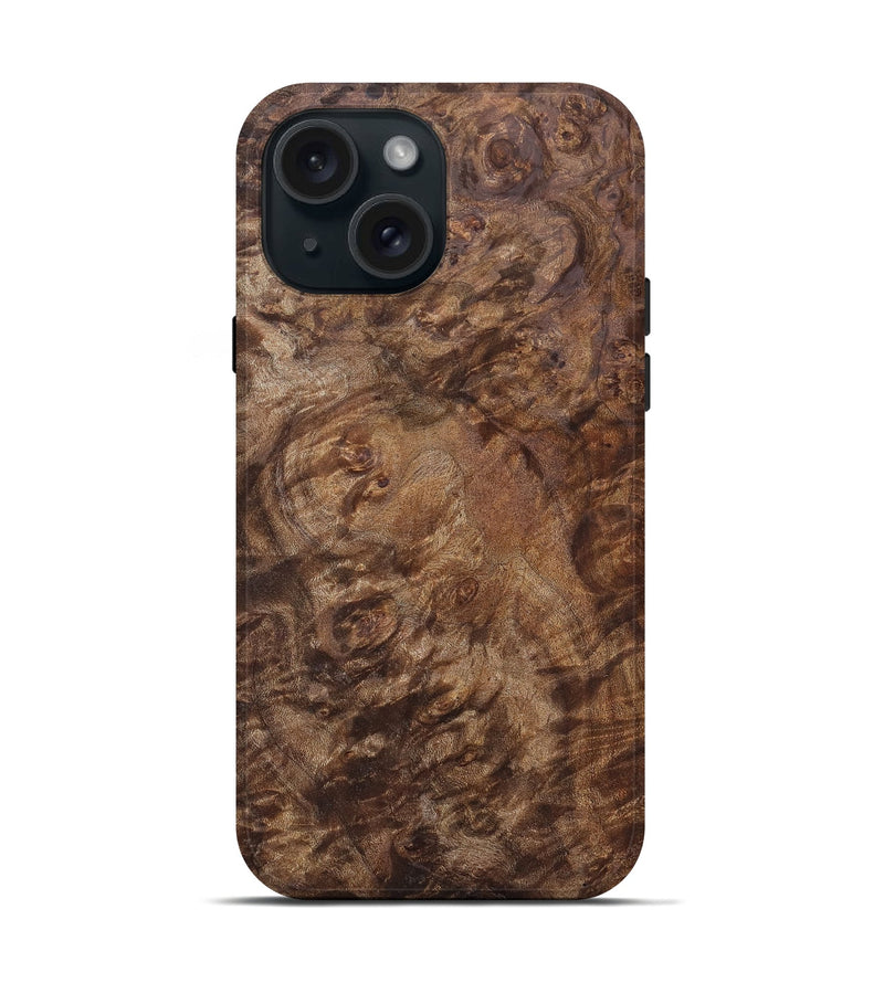 iPhone 15 Wood Live Edge Phone Case - Andrew (Solid Wood, 826648)