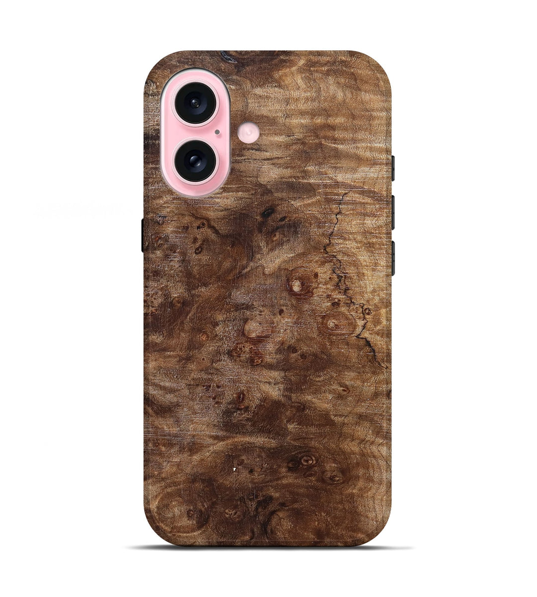 iPhone 17 Wood Live Edge Phone Case - Colonel (Solid Wood, 826654)