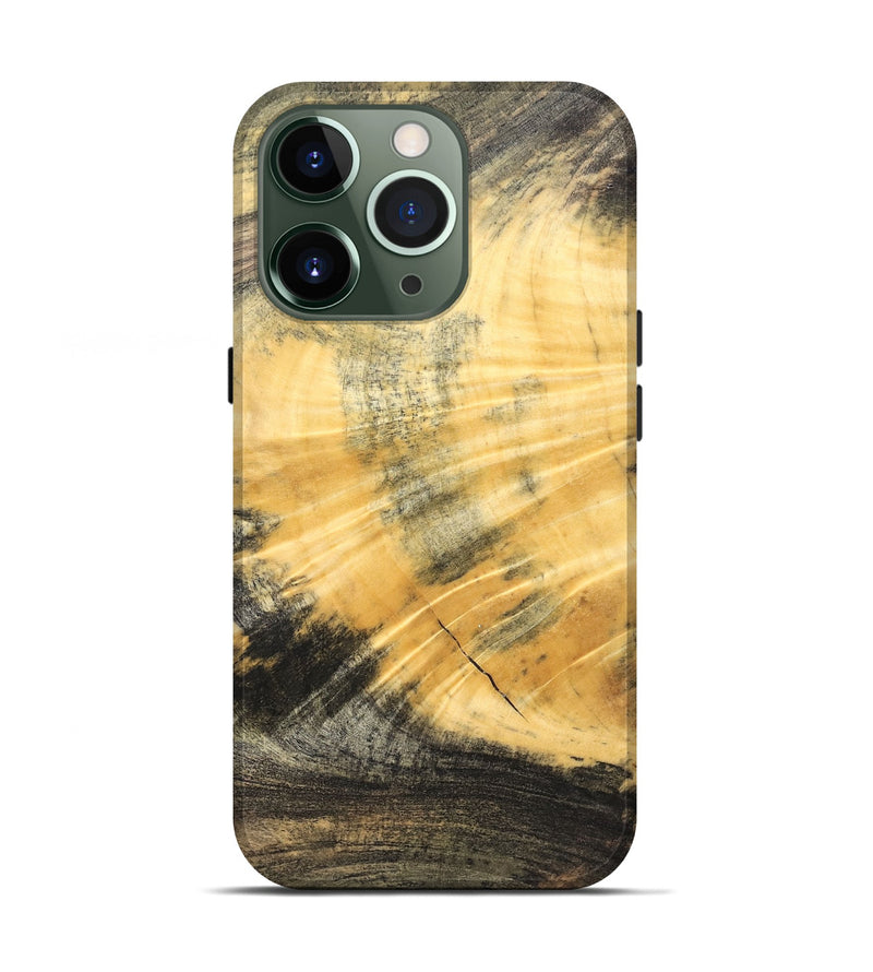iPhone 13 Pro Wood Live Edge Phone Case - Meir (Solid Wood, 826657)