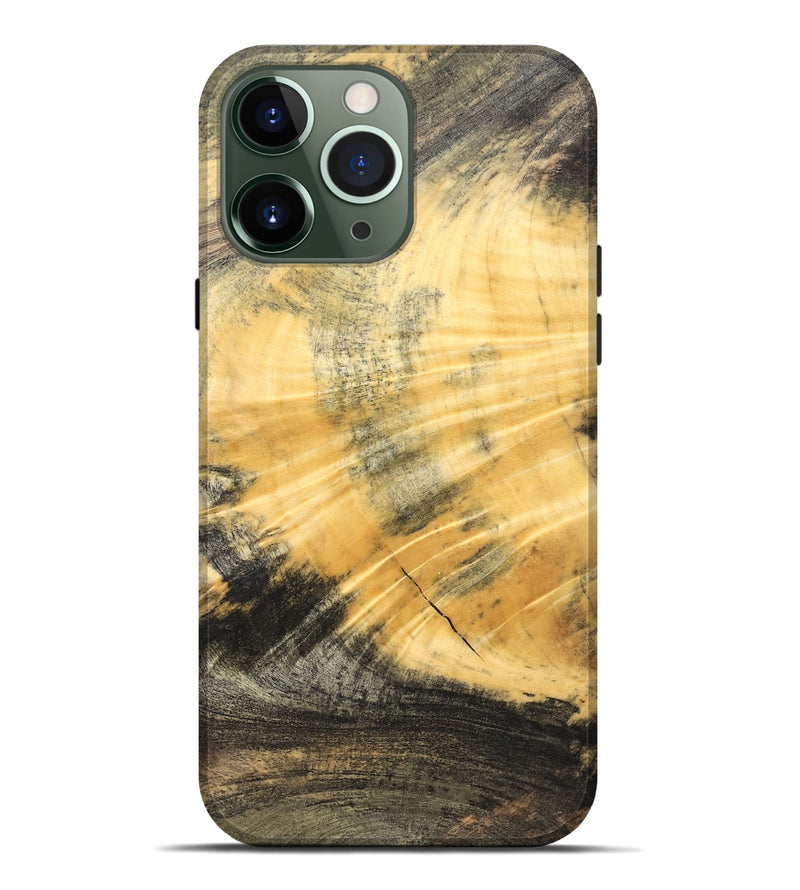 iPhone 13 Pro Max Wood Live Edge Phone Case - Meir (Solid Wood, 826657)
