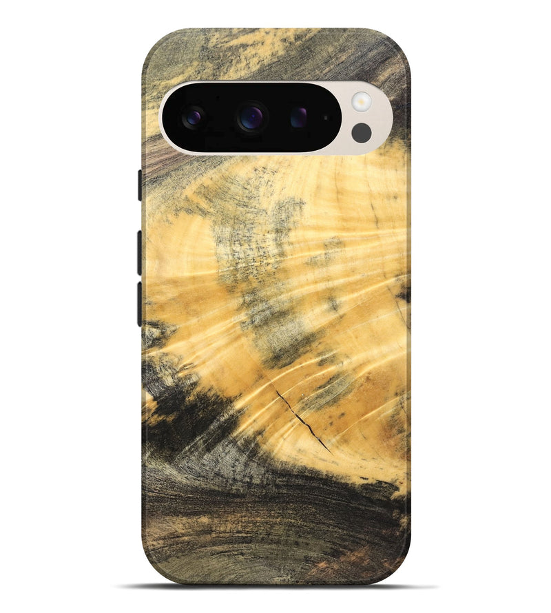 Pixel 10 Pro XL Wood Live Edge Phone Case - Meir (Solid Wood, 826657)