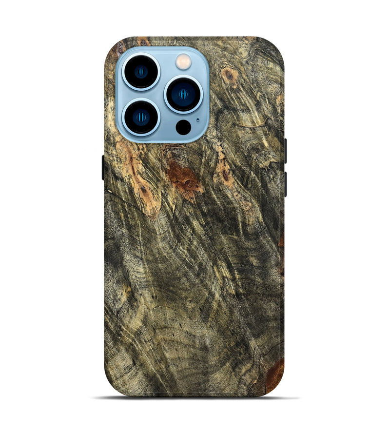 iPhone 14 Pro Wood Live Edge Phone Case - Kane (Solid Wood, 826658)