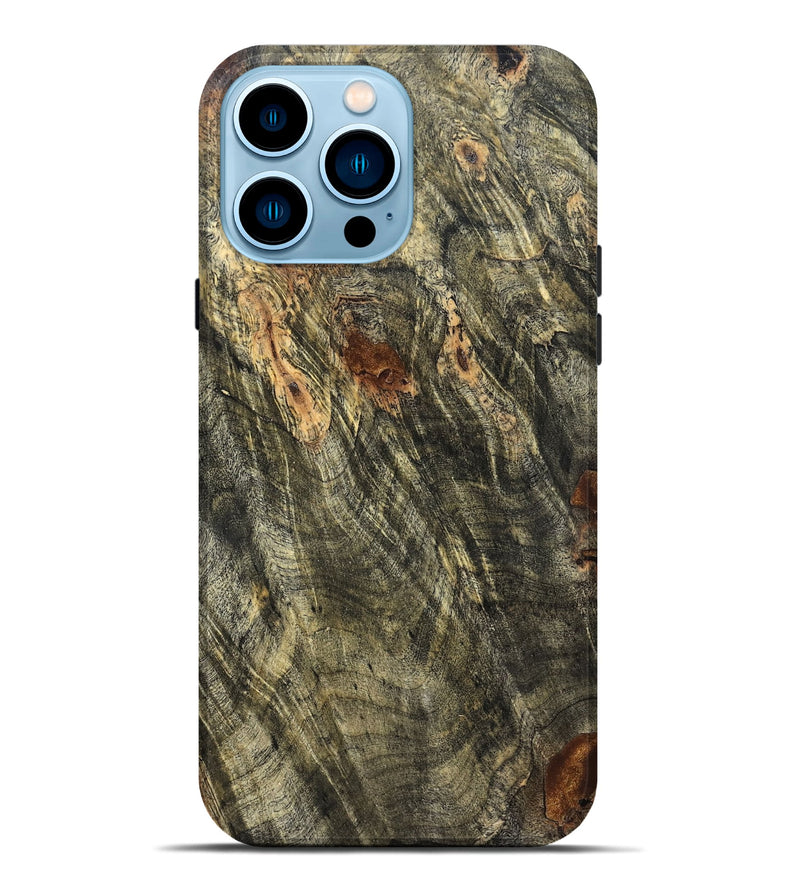 iPhone 14 Pro Max Wood Live Edge Phone Case - Kane (Solid Wood, 826658)