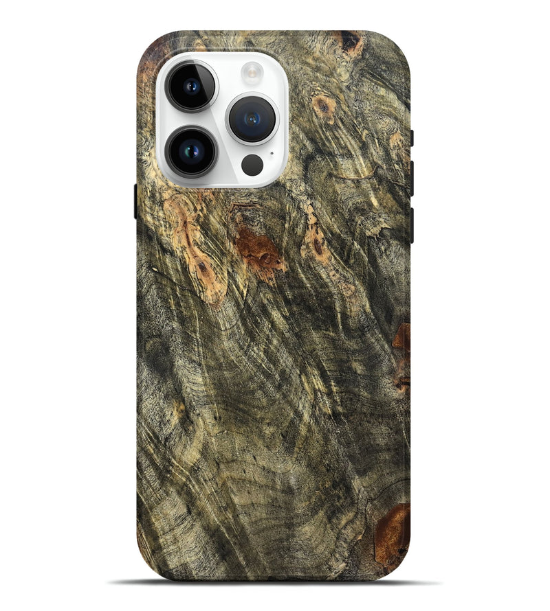 iPhone 15 Pro Max Wood Live Edge Phone Case - Kane (Solid Wood, 826658)