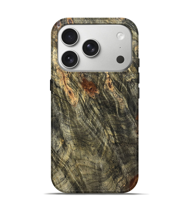 iPhone 17 Pro Wood Live Edge Phone Case - Kane (Solid Wood, 826658)