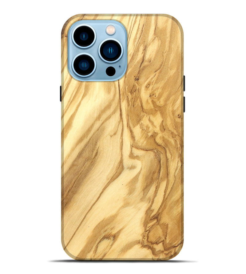 iPhone 14 Pro Max Wood Live Edge Phone Case - Donte (Solid Wood, 826659)