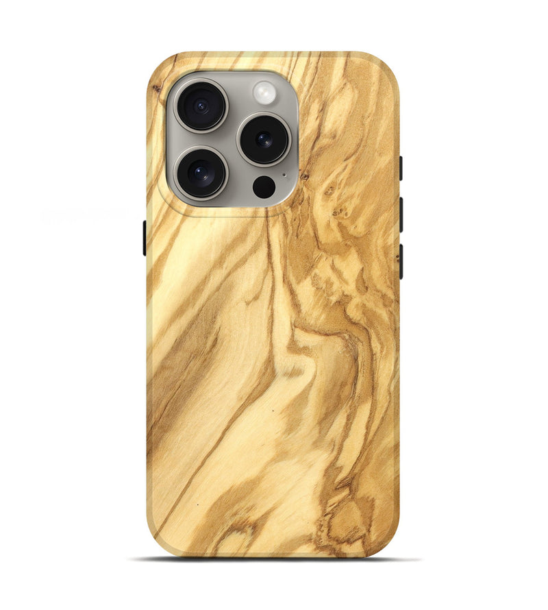 iPhone 16 Pro Wood Live Edge Phone Case - Donte (Solid Wood, 826659)