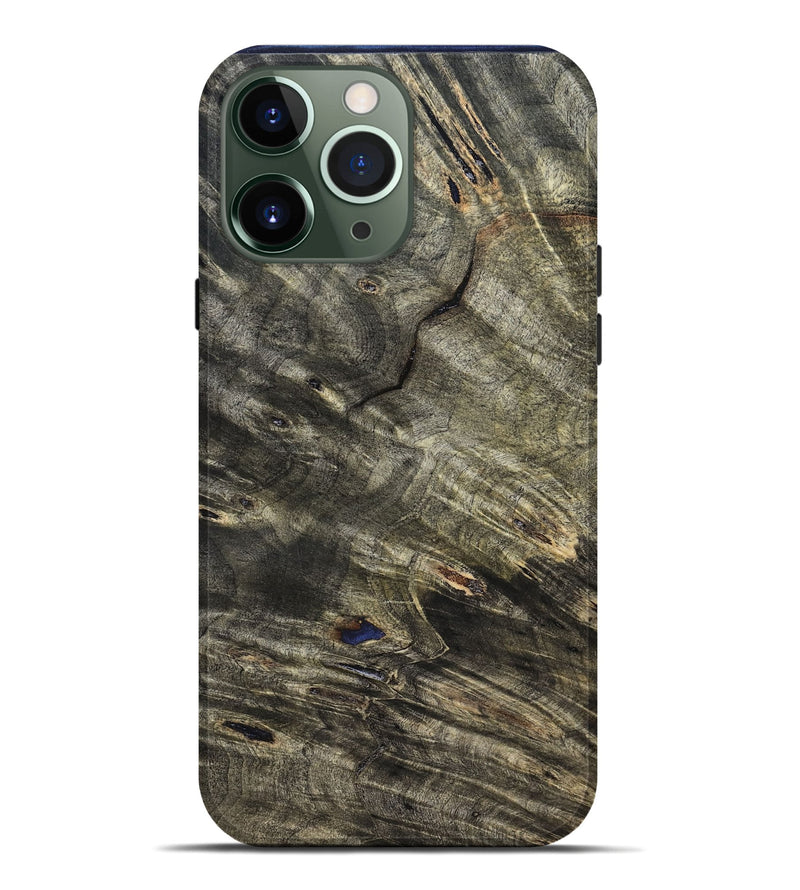 iPhone 13 Pro Max Wood Live Edge Phone Case - Newt (Solid Wood, 826660)