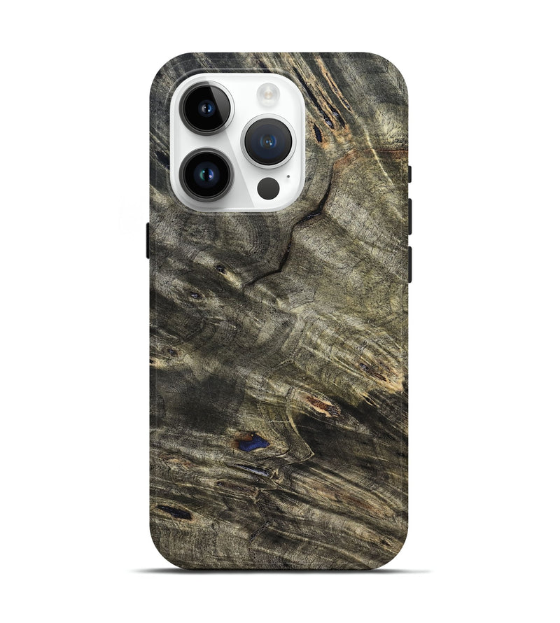 iPhone 15 Pro Wood Live Edge Phone Case - Newt (Solid Wood, 826660)