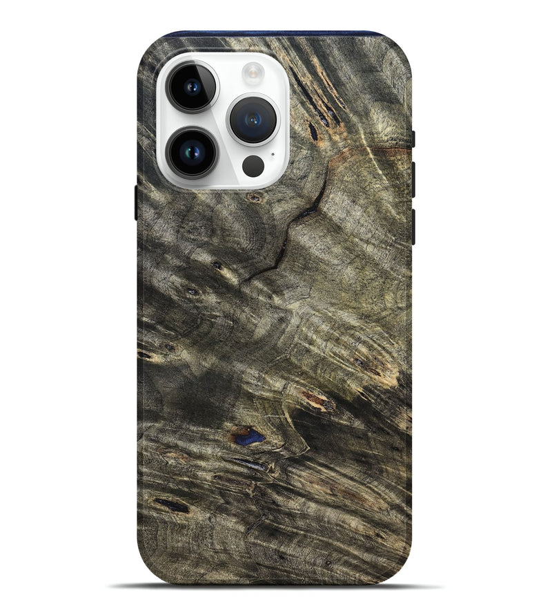 iPhone 15 Pro Max Wood Live Edge Phone Case - Newt (Solid Wood, 826660)