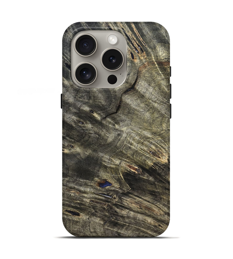 iPhone 16 Pro Wood Live Edge Phone Case - Newt (Solid Wood, 826660)