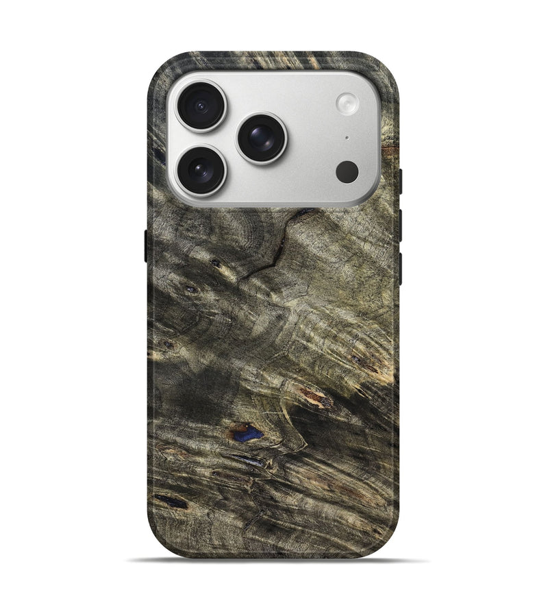 iPhone 17 Pro Wood Live Edge Phone Case - Newt (Solid Wood, 826660)