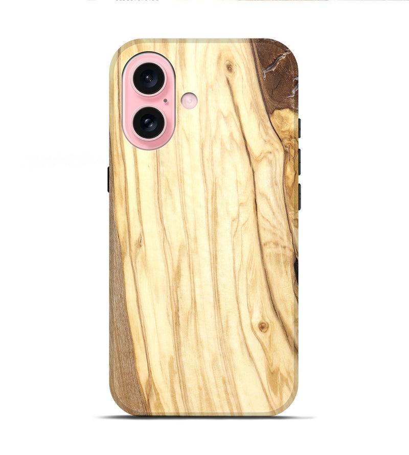 iPhone 16 Wood Live Edge Phone Case - Jamari (Solid Wood, 826662)