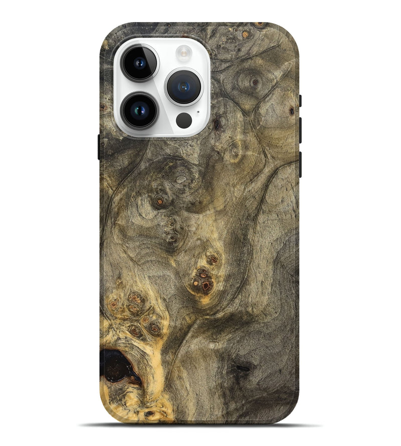 iPhone 15 Pro Max Wood Live Edge Phone Case - Nori (Solid Wood, 826663)