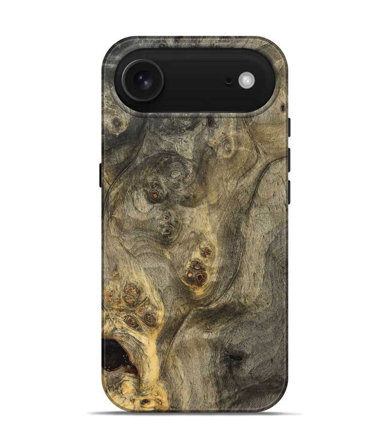 iPhone 17 Air Wood Live Edge Phone Case - Nori (Solid Wood, 826663)