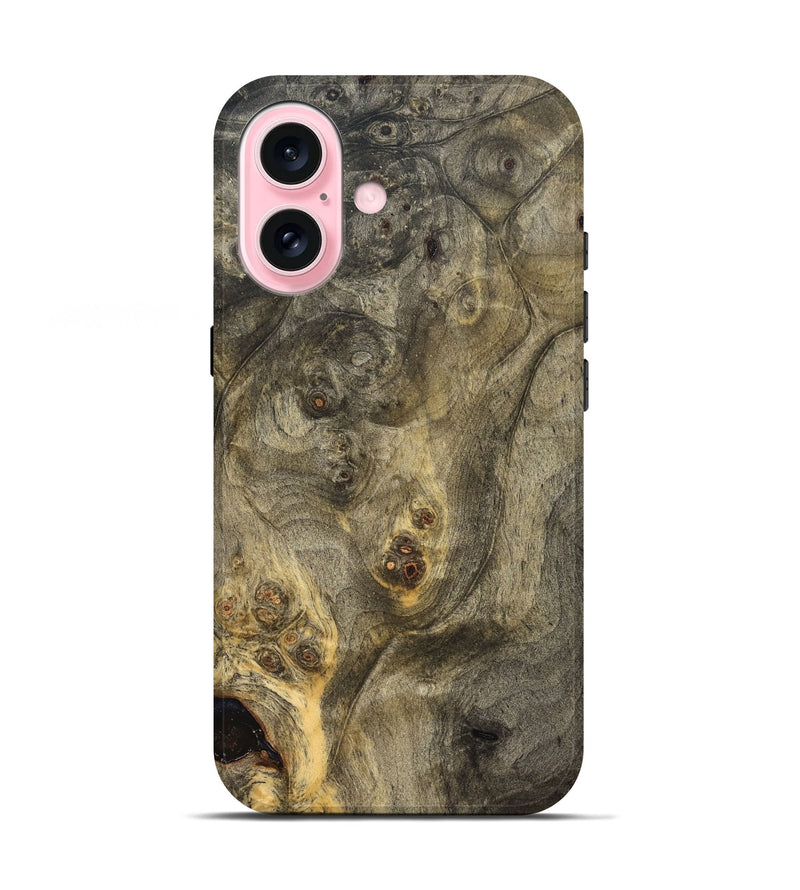 iPhone 17 Wood Live Edge Phone Case - Nori (Solid Wood, 826663)