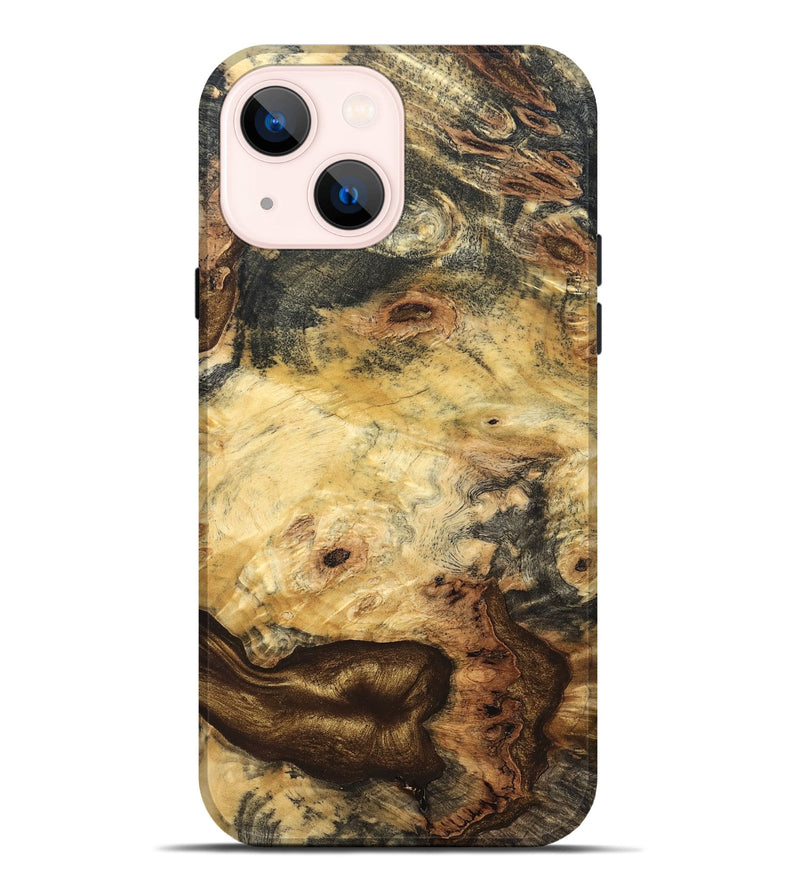 iPhone 14 Plus Wood Live Edge Phone Case - Jakayla (Solid Wood, 826666)