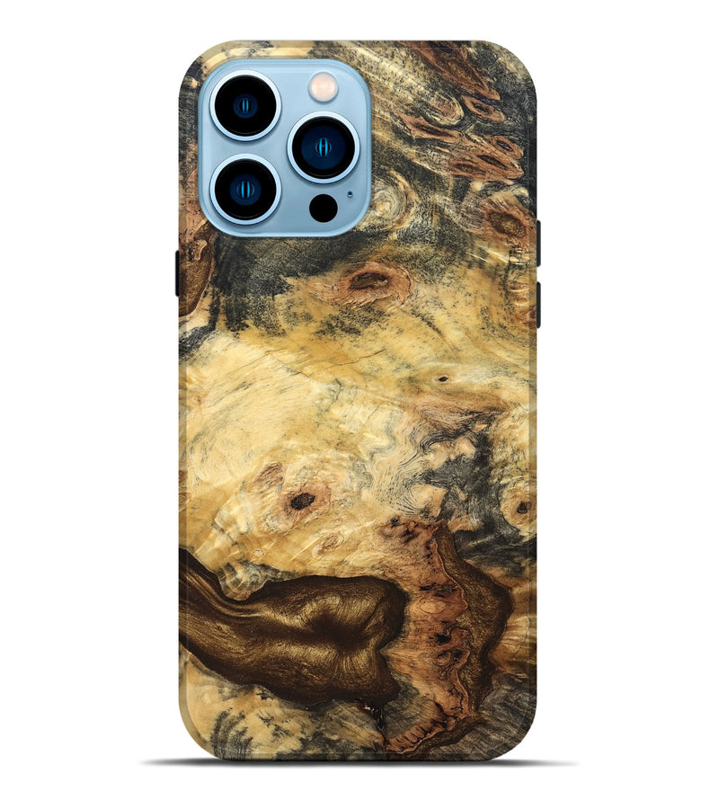 iPhone 14 Pro Max Wood Live Edge Phone Case - Jakayla (Solid Wood, 826666)