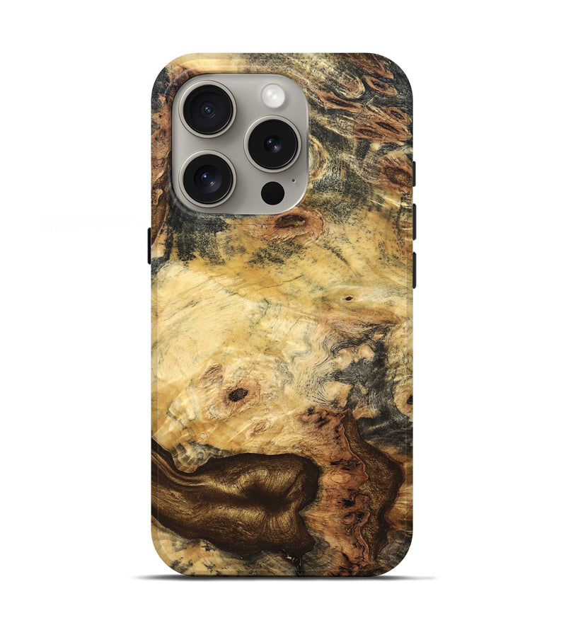 iPhone 16 Pro Wood Live Edge Phone Case - Jakayla (Solid Wood, 826666)
