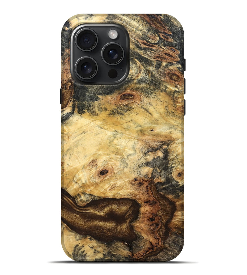 iPhone 16 Pro Max Wood Live Edge Phone Case - Jakayla (Solid Wood, 826666)