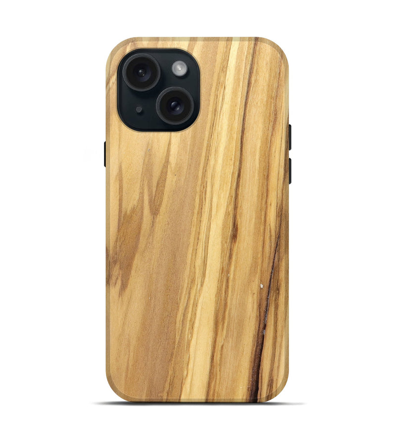 iPhone 15 Wood Live Edge Phone Case - Perry (Solid Wood, 826669)