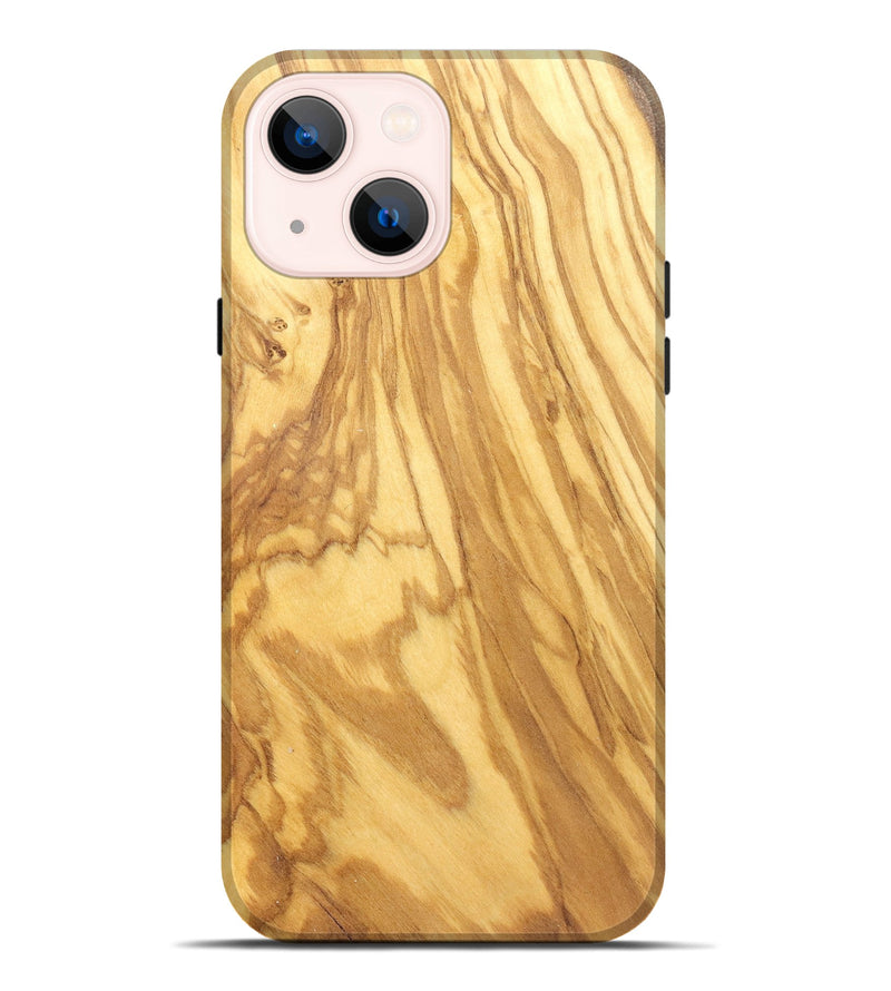 iPhone 14 Plus Wood Live Edge Phone Case - Ashlynn (Solid Wood, 826671)