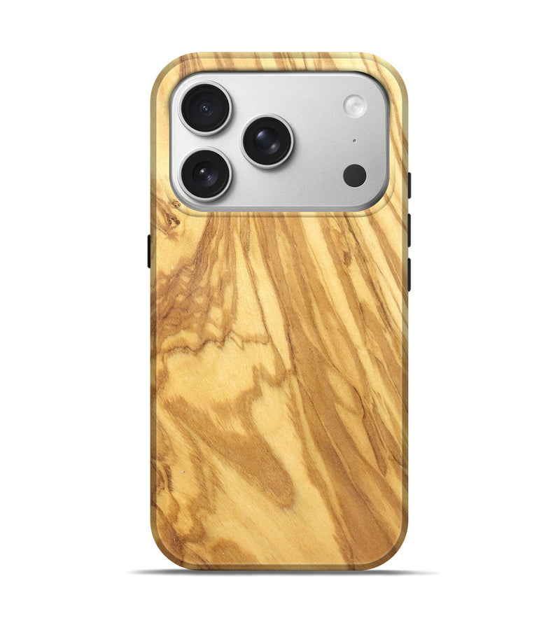 iPhone 17 Pro Wood Live Edge Phone Case - Ashlynn (Solid Wood, 826671)