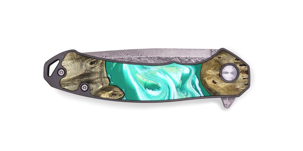 EDC Wood Pocket Knife - Verner (Green, 826676)