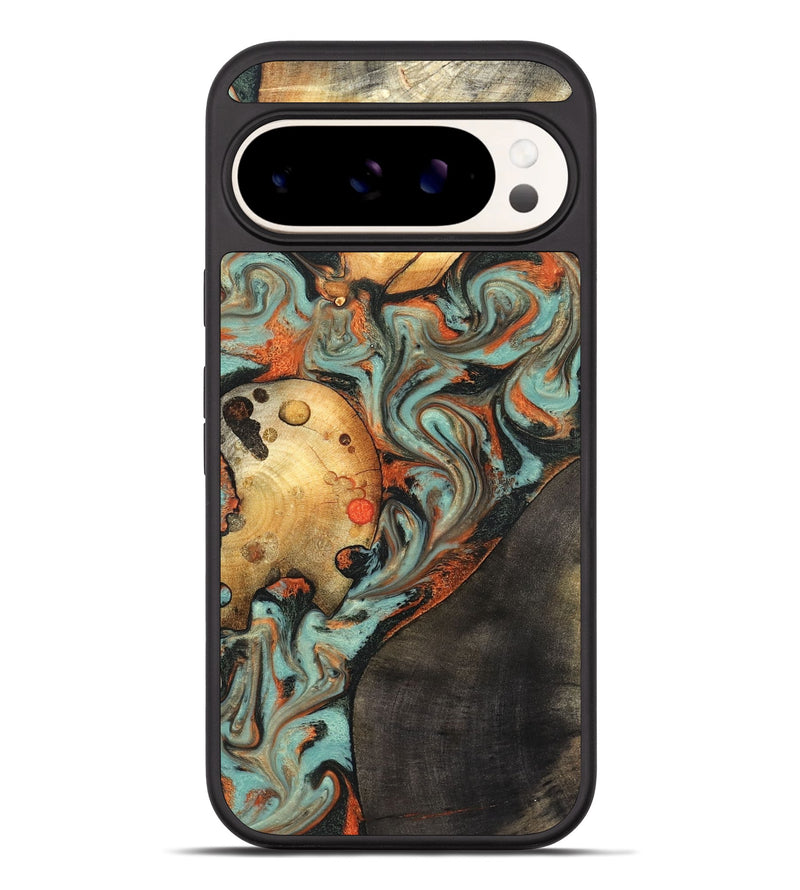 Pixel 10 Pro XL Wood Phone Case - Beryl (Green, 826677)