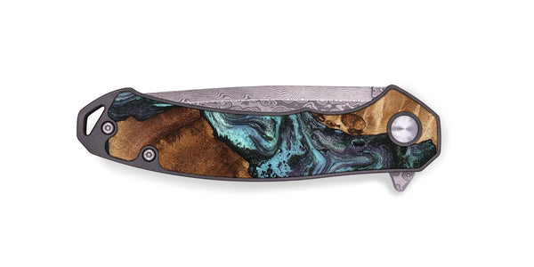 EDC Wood Pocket Knife - Alice (Green, 826680)