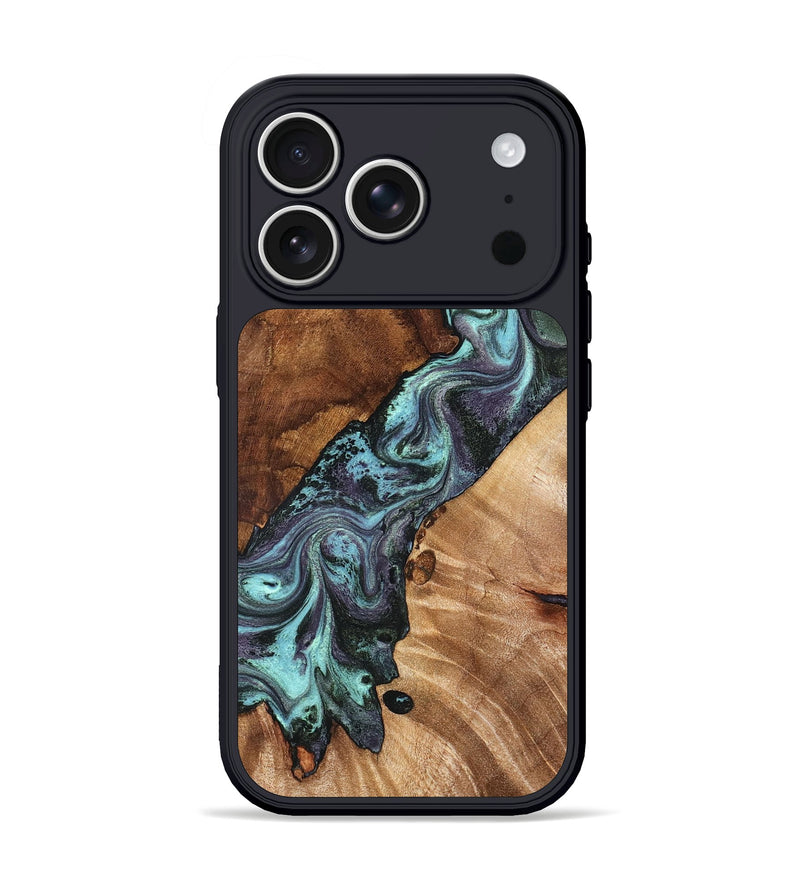 iPhone 17 Pro Wood Phone Case - Alice (Green, 826680)