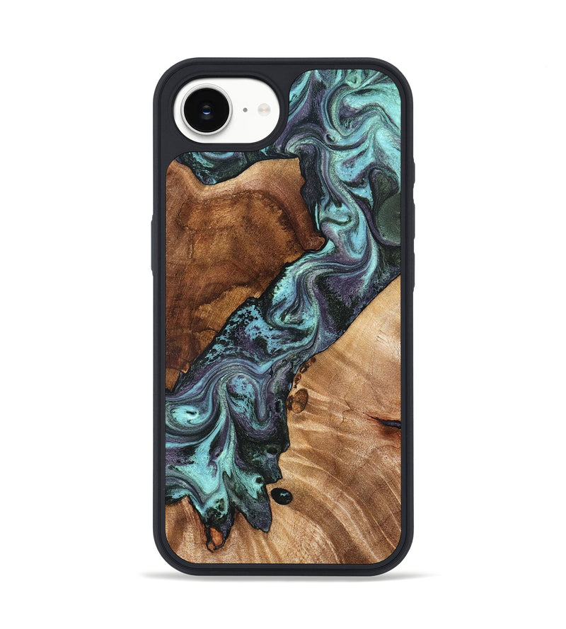 iPhone 17e Wood Phone Case - Alice (Green, 826680)