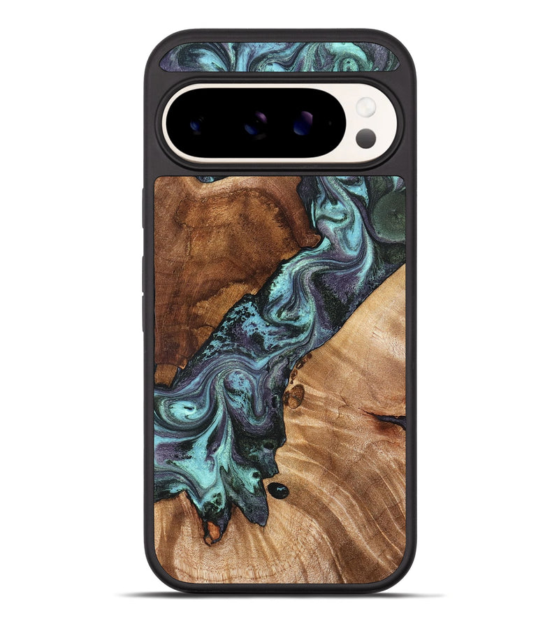 Pixel 10 Pro XL Wood Phone Case - Alice (Green, 826680)
