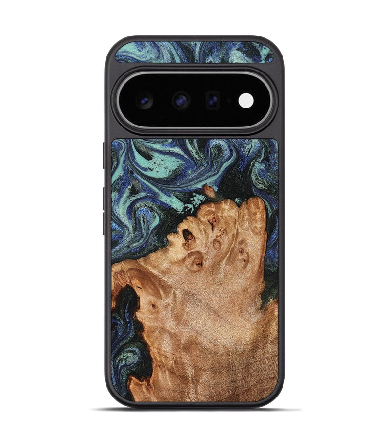 Pixel 11 Pro Wood Phone Case - Shanae (Green, 826682)
