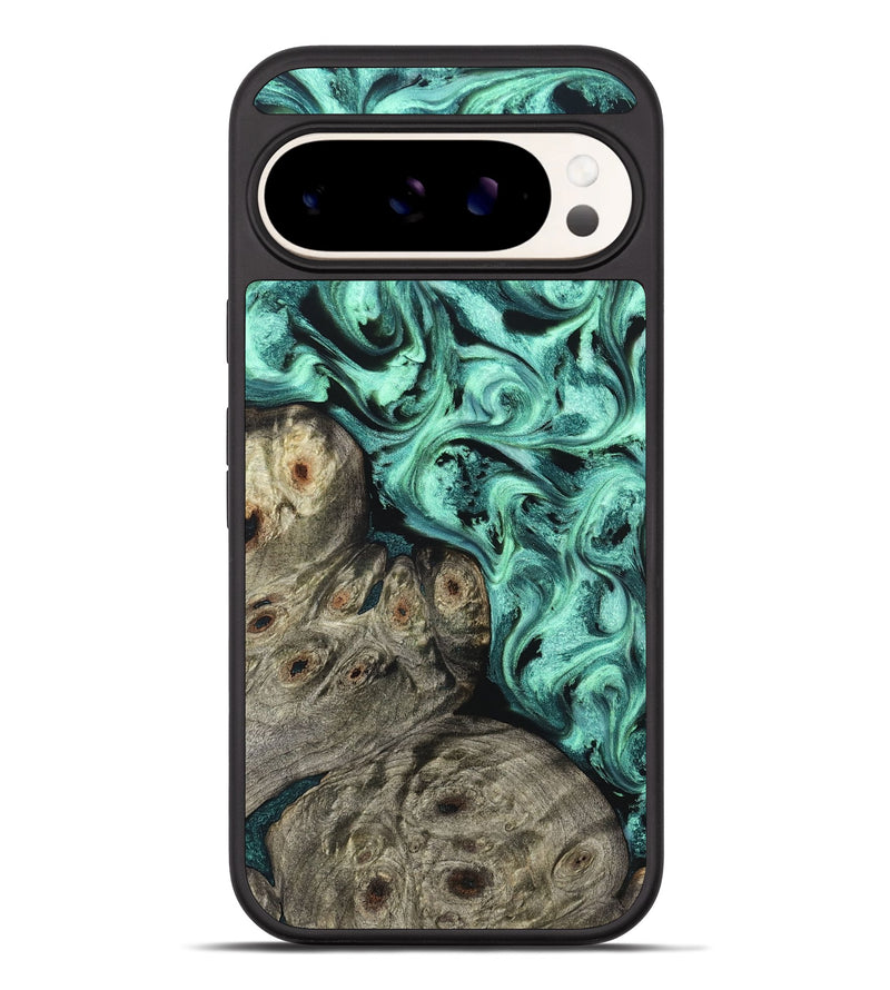 Pixel 10 Pro XL Wood Phone Case - Jeremie (Green, 826683)