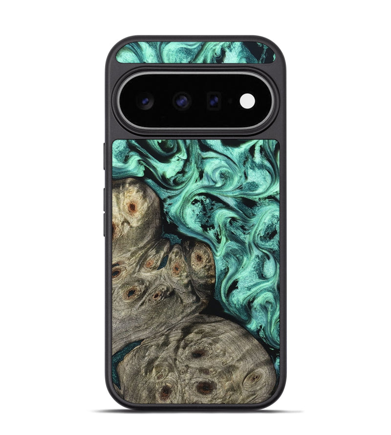 Pixel 11 Pro Wood Phone Case - Jeremie (Green, 826683)