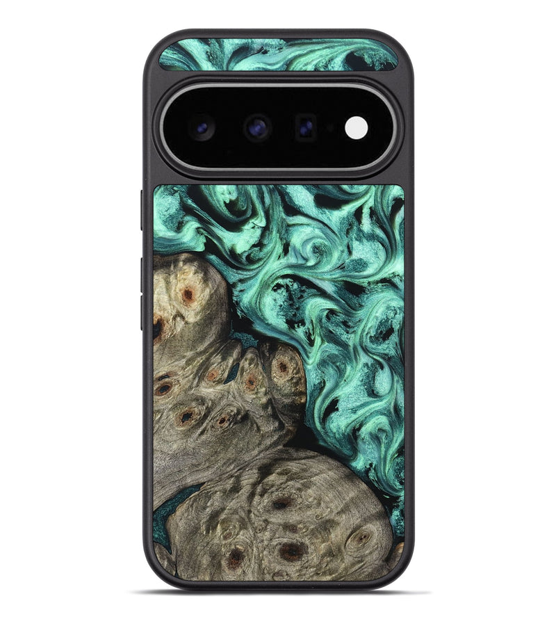 Pixel 11 Pro XL Wood Phone Case - Jeremie (Green, 826683)