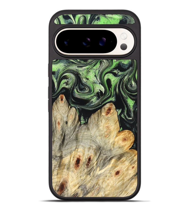 Pixel 10 Pro XL Wood Phone Case - Stephen (Green, 826684)