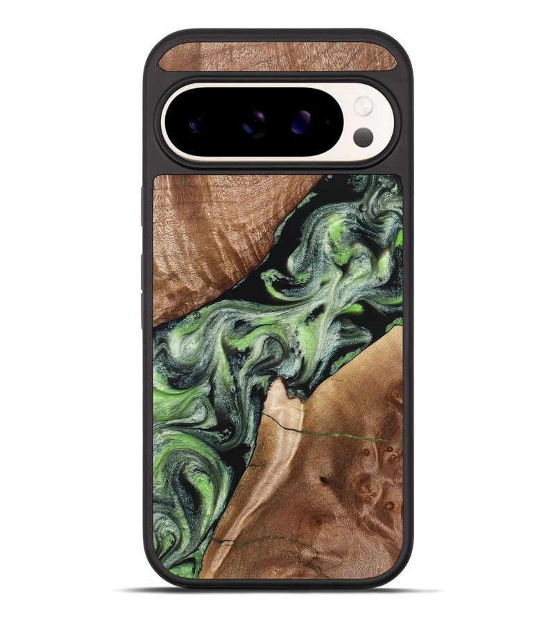 Pixel 10 Pro XL Wood Phone Case - Layton (Green, 826686)