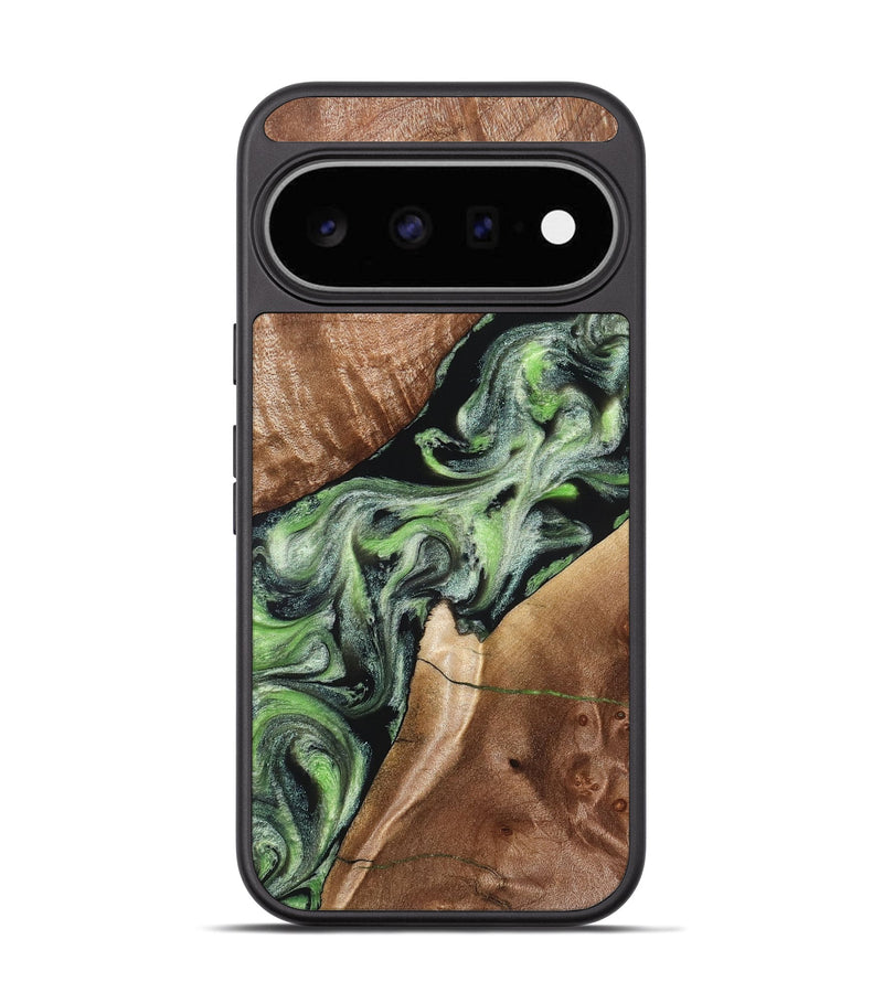 Pixel 11 Wood Phone Case - Layton (Green, 826686)