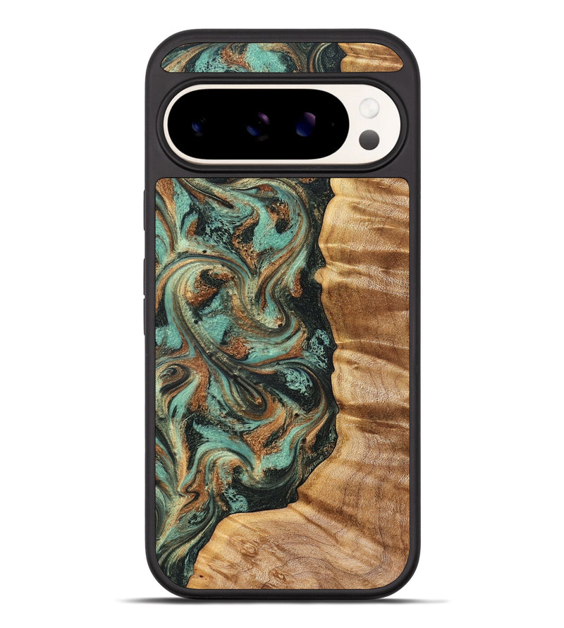 Pixel 10 Pro XL Wood Phone Case - Edmund (Green, 826687)