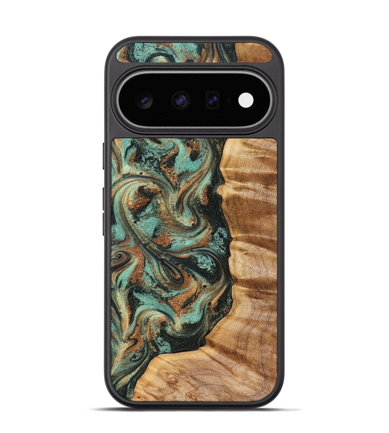 Pixel 11 Wood Phone Case - Edmund (Green, 826687)