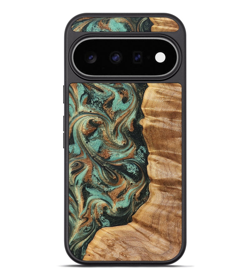 Pixel 11 Pro XL Wood Phone Case - Edmund (Green, 826687)