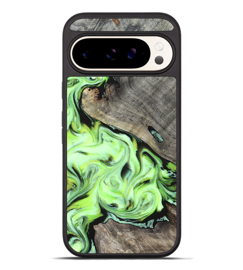 Pixel 10 Pro XL Wood Phone Case - Nita (Green, 826688)