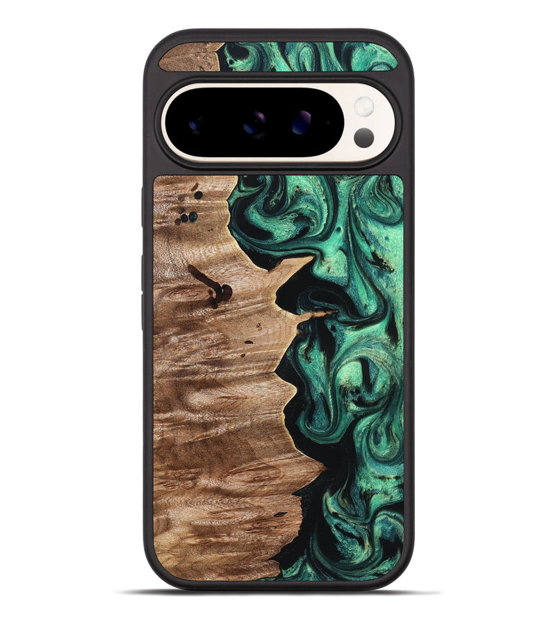 Pixel 10 Pro XL Wood Phone Case - Ariah (Green, 826689)