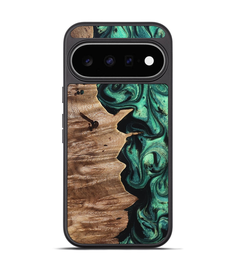 Pixel 11 Wood Phone Case - Ariah (Green, 826689)