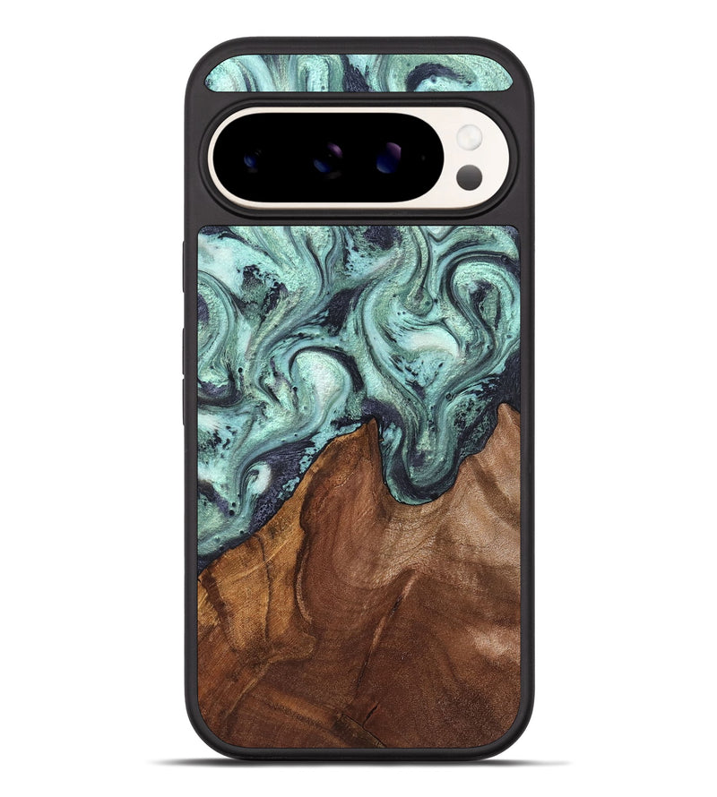 Pixel 10 Pro XL Wood Phone Case - Izan (Green, 826691)
