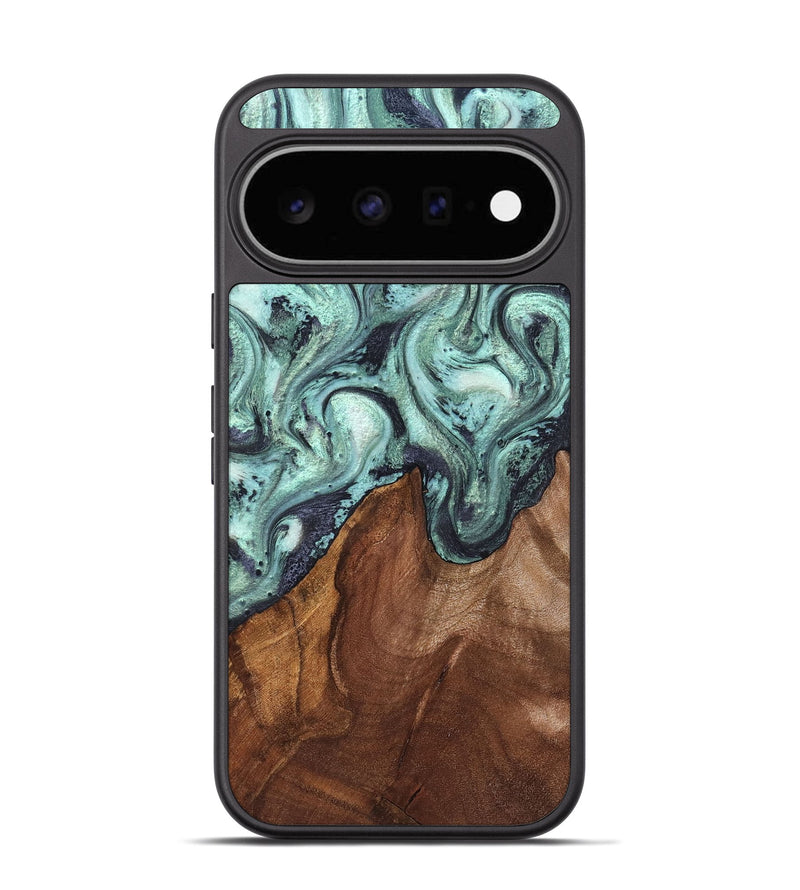 Pixel 11 Wood Phone Case - Izan (Green, 826691)