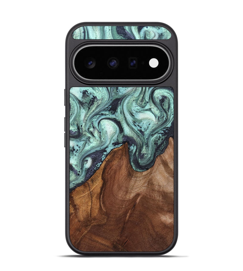 Pixel 11 Pro Wood Phone Case - Izan (Green, 826691)